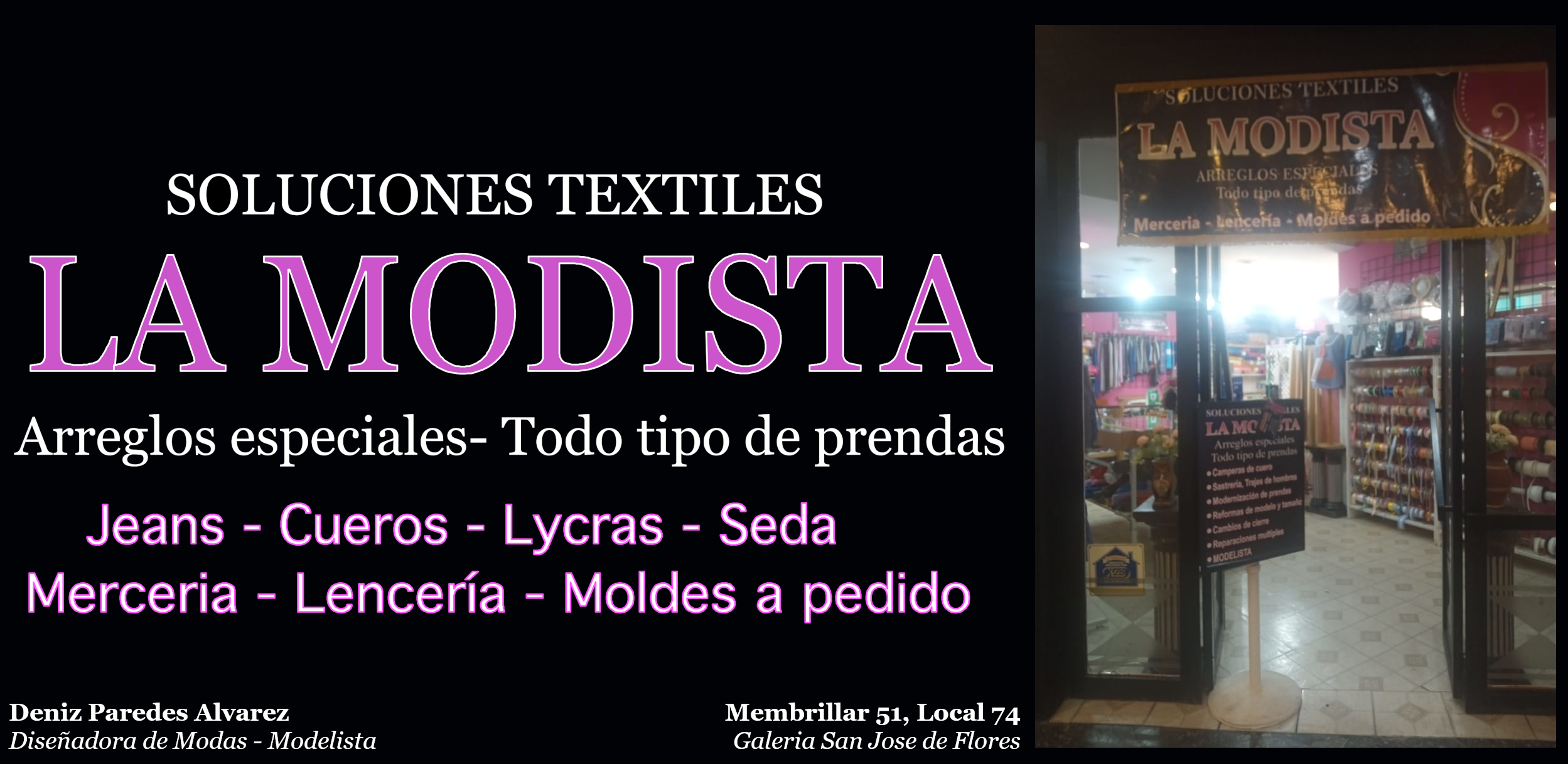 Soluciones Textiles La Modista
